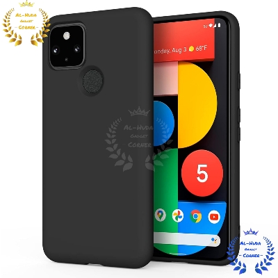 Picture of Shockproof & Transparent Crystal Clear Back Cover Case / Matte Protective Lens Flexible Back Cover for Google Pixel 5 | Slim Silicone Cover with Soft Lining Shockproof Full Body Bumper Case