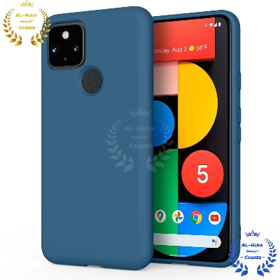 Picture of Shockproof & Transparent Crystal Clear Back Cover Case / Matte Protective Lens Flexible Back Cover for Google Pixel 5 | Slim Silicone Cover with Soft Lining Shockproof Full Body Bumper Case