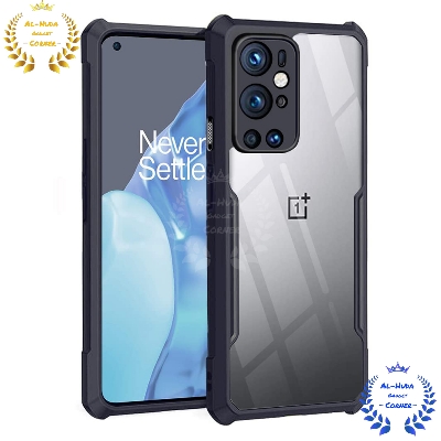 Picture of Shockproof & Transparent Crystal Clear Back Cover Case / Matte Protective Lens Flexible Back Cover for OnePlus 9 Pro 5G / 1+ 9 Pro 5G | Slim Silicone Cover with Soft Lining Shockproof Full Body Bumper Case