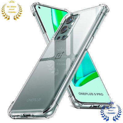Picture of Shockproof & Transparent Crystal Clear Back Cover Case / Matte Protective Lens Flexible Back Cover for OnePlus 9 Pro 5G / 1+ 9 Pro 5G | Slim Silicone Cover with Soft Lining Shockproof Full Body Bumper Case