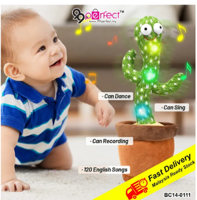 Picture of The New Dancing Cactus Singing Cactus Toy Childhood Toys Electronic Swing Cactus Doll Children Optimal Birthday Gift