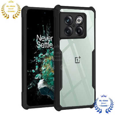 Picture of Shockproof & Transparent Crystal Clear Back Cover Case / Matte Protective Lens Flexible Back Cover for OnePlus 10T 5G / 1+ 10T 5G / OnePlus Ace Pro 5G / 1+ Ace Pro 5G  | Slim Silicone Cover with Soft Lining Shockproof Full Body Bumper Case