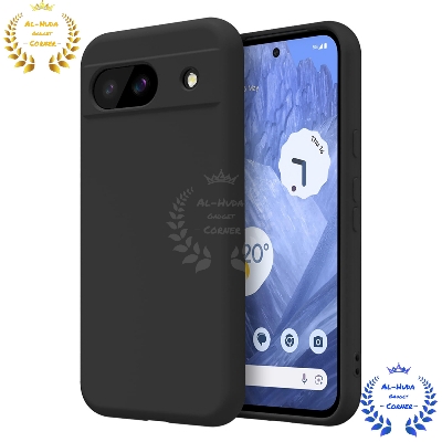 Picture of Shockproof & Transparent Crystal Clear Back Cover Case / Matte Protective Lens Flexible Back Cover for Google Pixel 8A 5G | Slim Silicone Cover with Soft Lining Shockproof Full Body Bumper Case
