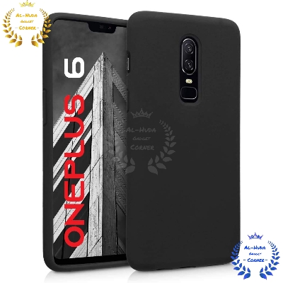 Picture of Shockproof & Transparent Crystal Clear Back Cover Case / Matte Protective Lens Flexible Back Cover for Oneplus 6 / 1+ 6 | Slim Silicone Cover with Soft Lining Shockproof Full Body Bumper Case