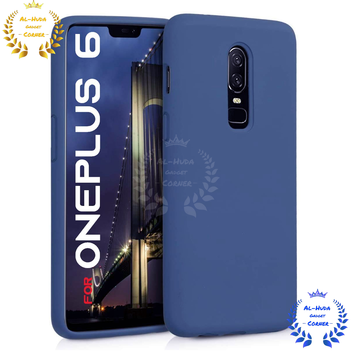 Picture of Shockproof & Transparent Crystal Clear Back Cover Case / Matte Protective Lens Flexible Back Cover for Oneplus 6 / 1+ 6 | Slim Silicone Cover with Soft Lining Shockproof Full Body Bumper Case