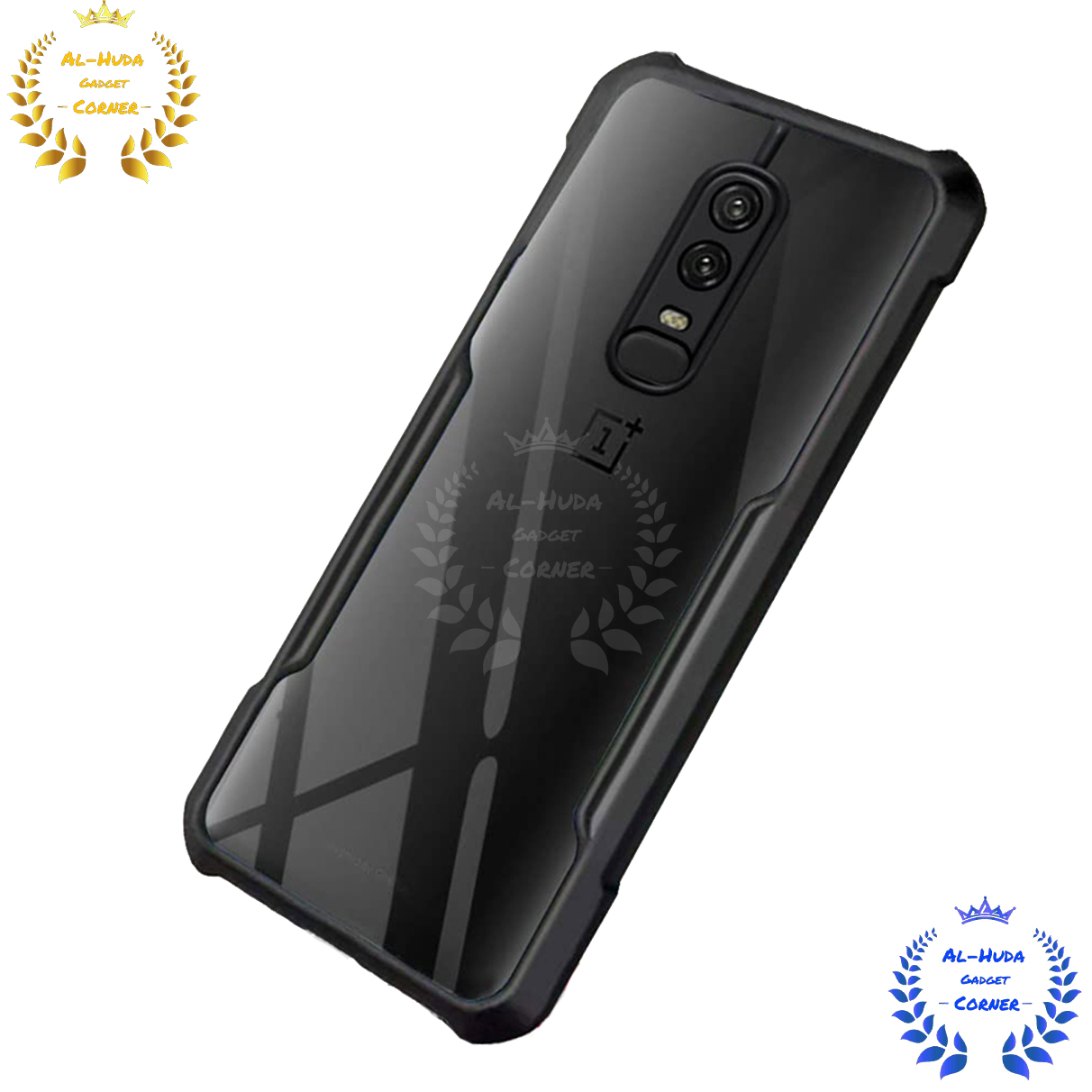Picture of Shockproof & Transparent Crystal Clear Back Cover Case / Matte Protective Lens Flexible Back Cover for Oneplus 6 / 1+ 6 | Slim Silicone Cover with Soft Lining Shockproof Full Body Bumper Case
