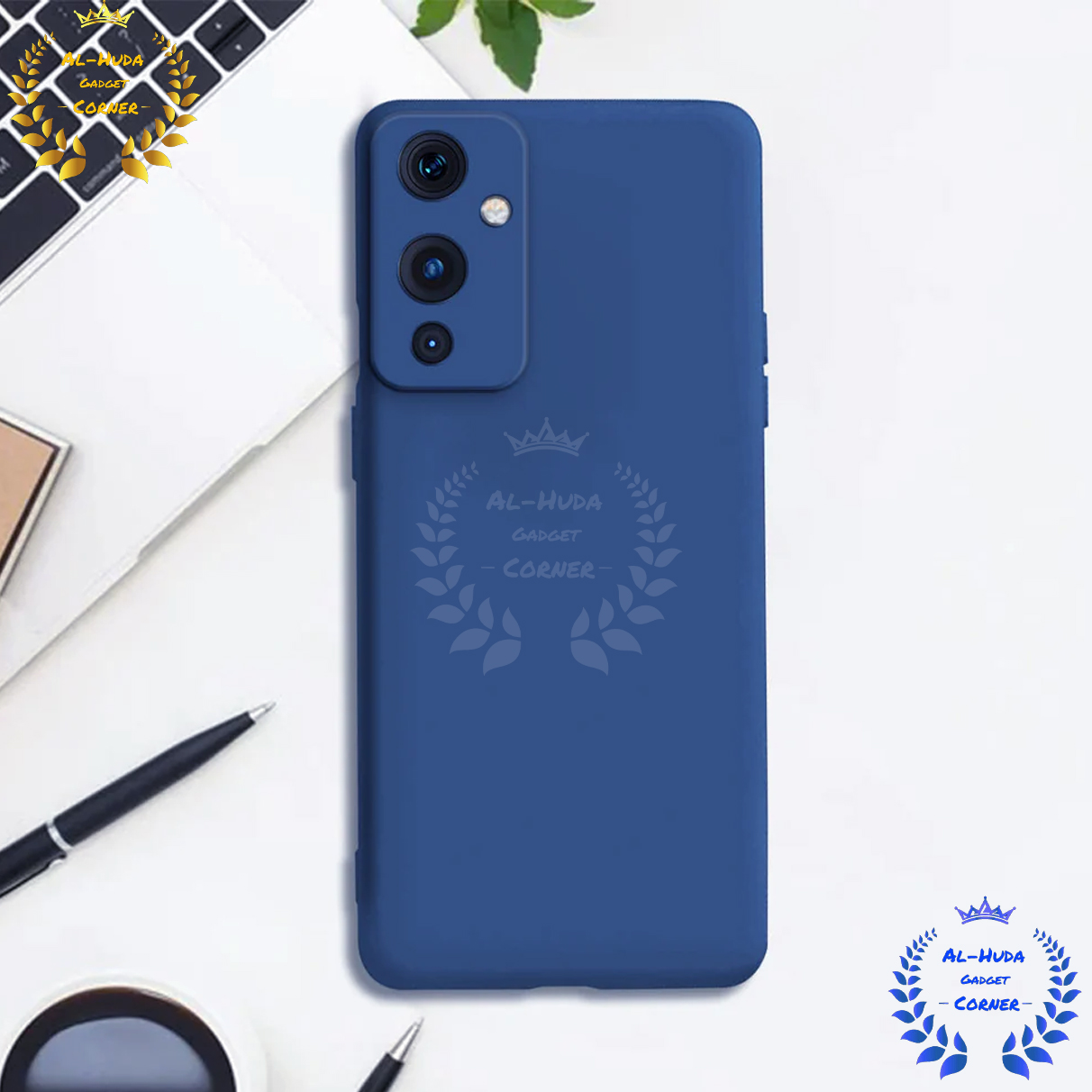 Picture of Shockproof & Transparent Crystal Clear Back Cover Case / Matte Protective Lens Flexible Back Cover for OnePlus 9 5G / 1+ 9 5G | Slim Silicone Cover with Soft Lining Shockproof Full Body Bumper Case