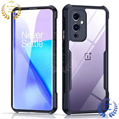 Picture of Shockproof & Transparent Crystal Clear Back Cover Case / Matte Protective Lens Flexible Back Cover for OnePlus 9 5G / 1+ 9 5G | Slim Silicone Cover with Soft Lining Shockproof Full Body Bumper Case