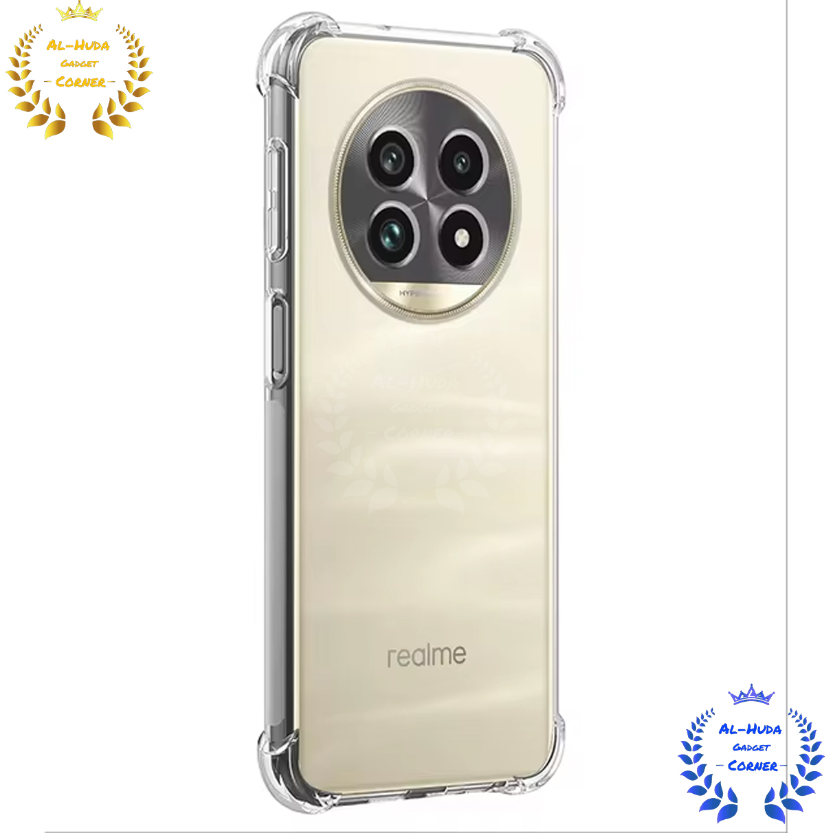 Picture of Shockproof & Transparent Crystal Clear Back Cover Case / Matte Protective Lens Flexible Back Cover for Realme 13 Pro / Realme 13 Pro Plus 5G | Slim Silicone Cover with Soft Lining Shockproof Full Body Bumper Case