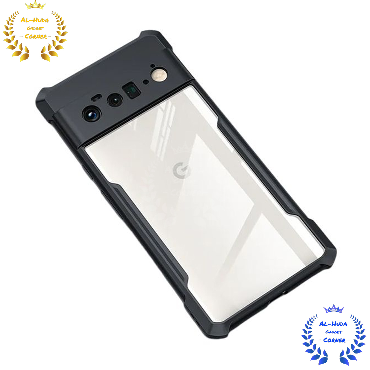 Picture of Shockproof & Transparent Crystal Clear Back Cover Case / Matte Protective Lens Flexible Back Cover for Google Pixel 7 Pro 5G | Slim Silicone Cover with Soft Lining Shockproof Full Body Bumper Case
