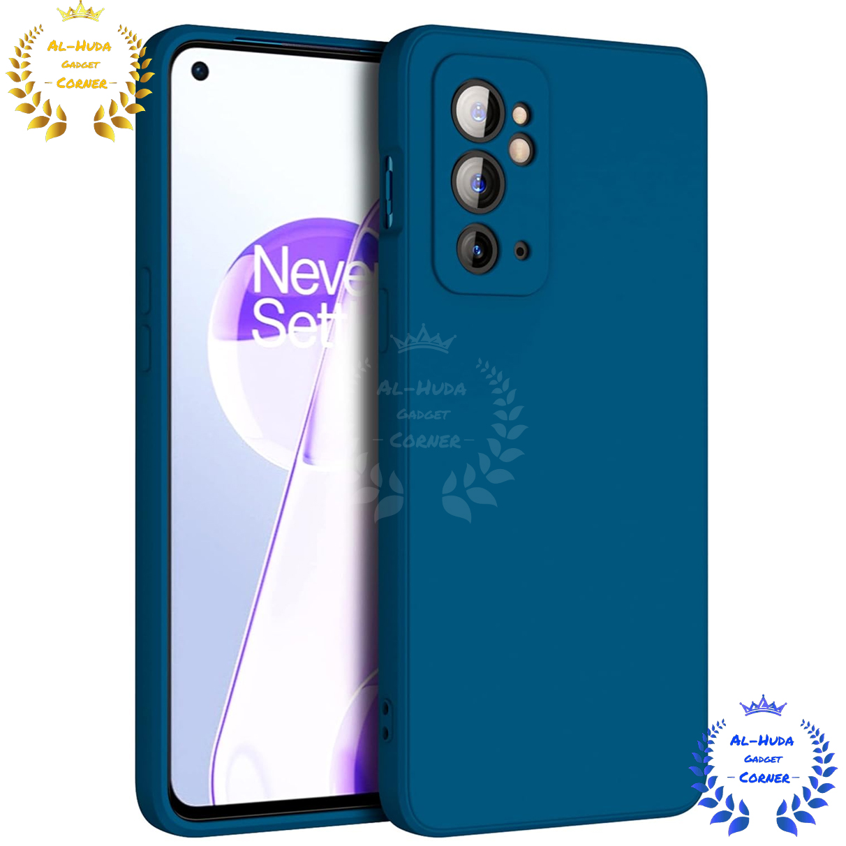 Picture of Shockproof & Transparent Crystal Clear Back Cover Case / Matte Protective Lens Flexible Back Cover for OnePlus 9RT / 1+ 9RT | Slim Silicone Cover with Soft Lining Shockproof Full Body Bumper Case