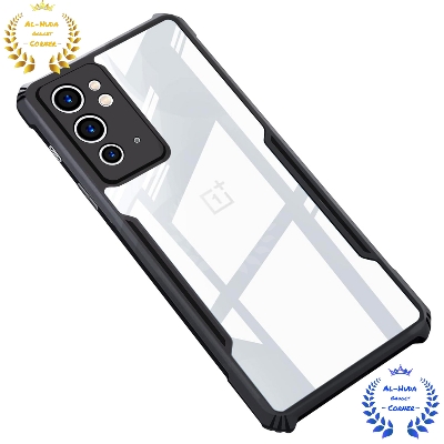 Picture of Shockproof & Transparent Crystal Clear Back Cover Case / Matte Protective Lens Flexible Back Cover for OnePlus 9RT / 1+ 9RT | Slim Silicone Cover with Soft Lining Shockproof Full Body Bumper Case
