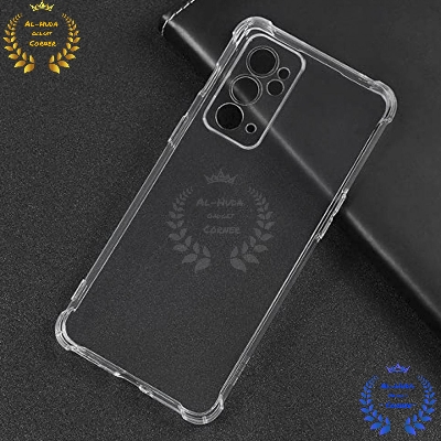 Picture of Shockproof & Transparent Crystal Clear Back Cover Case / Matte Protective Lens Flexible Back Cover for OnePlus 9RT / 1+ 9RT | Slim Silicone Cover with Soft Lining Shockproof Full Body Bumper Case