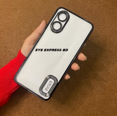 Picture of For OPPO A17/A17k Logo View with Camera Lens Protector Soft Slim CD Phone Cases Oppo A17 /A17K Back Cover