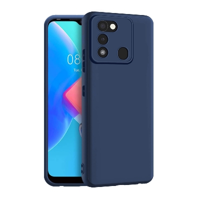 Picture of For Tecno Spark 8C / Tecno Spark Go 2022 Heavy Strong Liquid Silicone Soft Gel Rubber Shockproof Cover Case For Tecno Spark 8C Back Cover