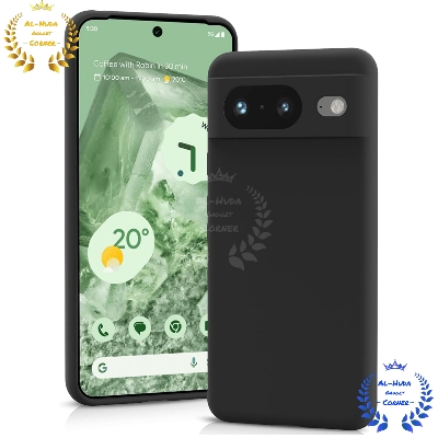 Picture of Shockproof & Transparent Crystal Clear Back Cover Case / Matte Protective Lens Flexible Back Cover for Google Pixel 8 5G | Slim Silicone Cover with Soft Lining Shockproof Full Body Bumper Case