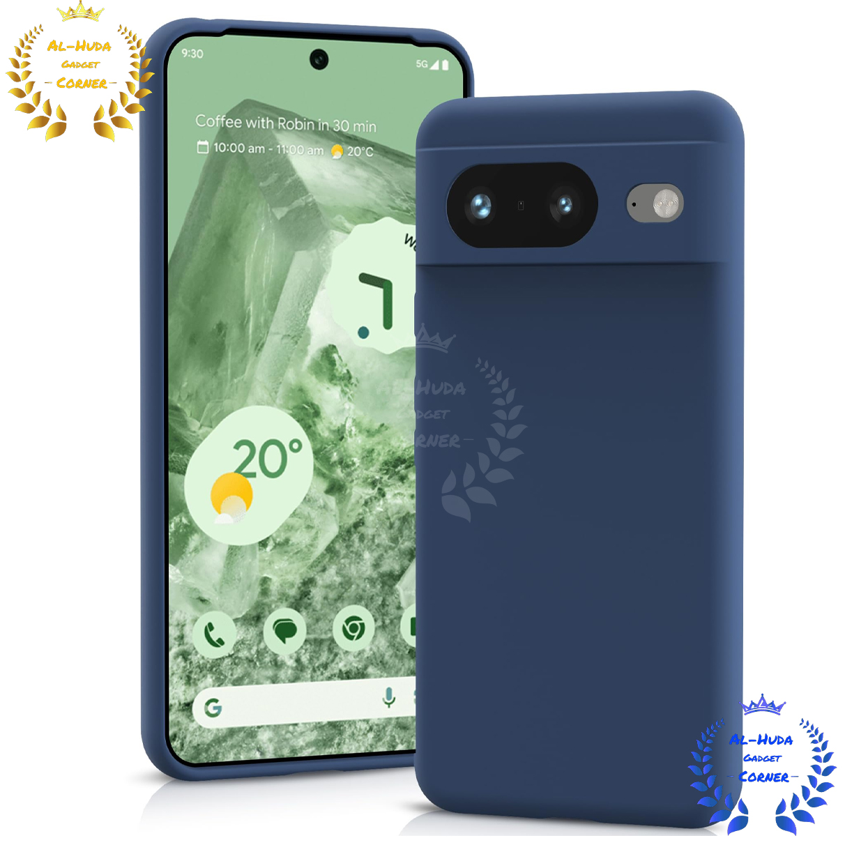Picture of Shockproof & Transparent Crystal Clear Back Cover Case / Matte Protective Lens Flexible Back Cover for Google Pixel 8 5G | Slim Silicone Cover with Soft Lining Shockproof Full Body Bumper Case