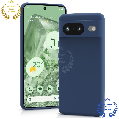 Picture of Shockproof & Transparent Crystal Clear Back Cover Case / Matte Protective Lens Flexible Back Cover for Google Pixel 8 5G | Slim Silicone Cover with Soft Lining Shockproof Full Body Bumper Case
