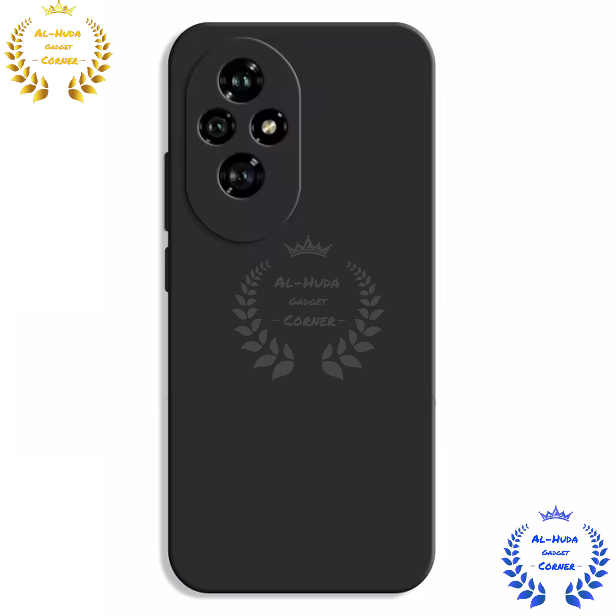 QIWEIQING Custodia Glitter Magnetica Per Honor 200 Pro - Blu DS - Cover Con MagSafe E Ricarica Wireless, Bumper TPU
