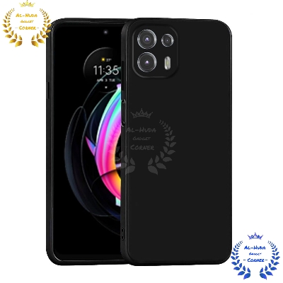 Picture of Shockproof & Transparent Crystal Clear Back Cover Case / Matte Protective Lens Flexible Back Cover for Motorola Moto Edge 20 Fusion | Slim Silicone Cover with Soft Lining Shockproof Full Body Bumper Case