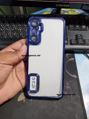 Picture of For Infinix Hot 20 4G Logo View with Camera Lens Protector Soft Slim CD Back Cover For Infinix Hot 20 Phone Case /Cover