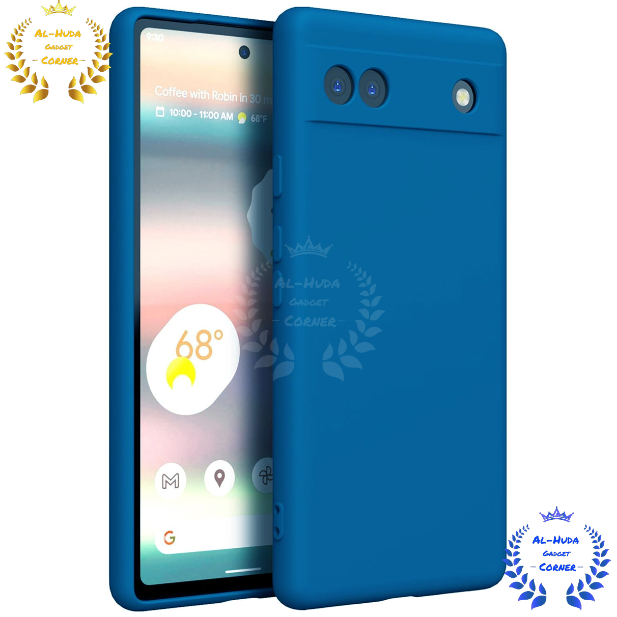 Picture of Shockproof & Transparent Crystal Clear Back Cover Case / Matte Protective Lens Flexible Back Cover for Google Pixel 6A | Slim Silicone Cover with Soft Lining Shockproof Full Body Bumper Case