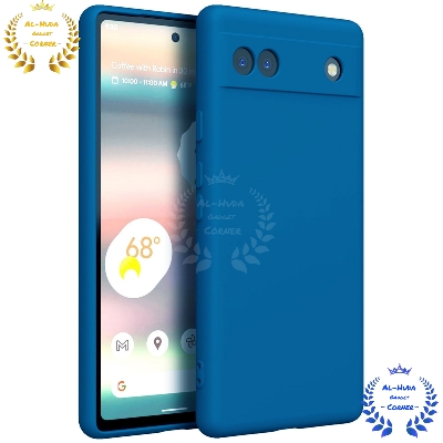Picture of Shockproof & Transparent Crystal Clear Back Cover Case / Matte Protective Lens Flexible Back Cover for Google Pixel 6A | Slim Silicone Cover with Soft Lining Shockproof Full Body Bumper Case