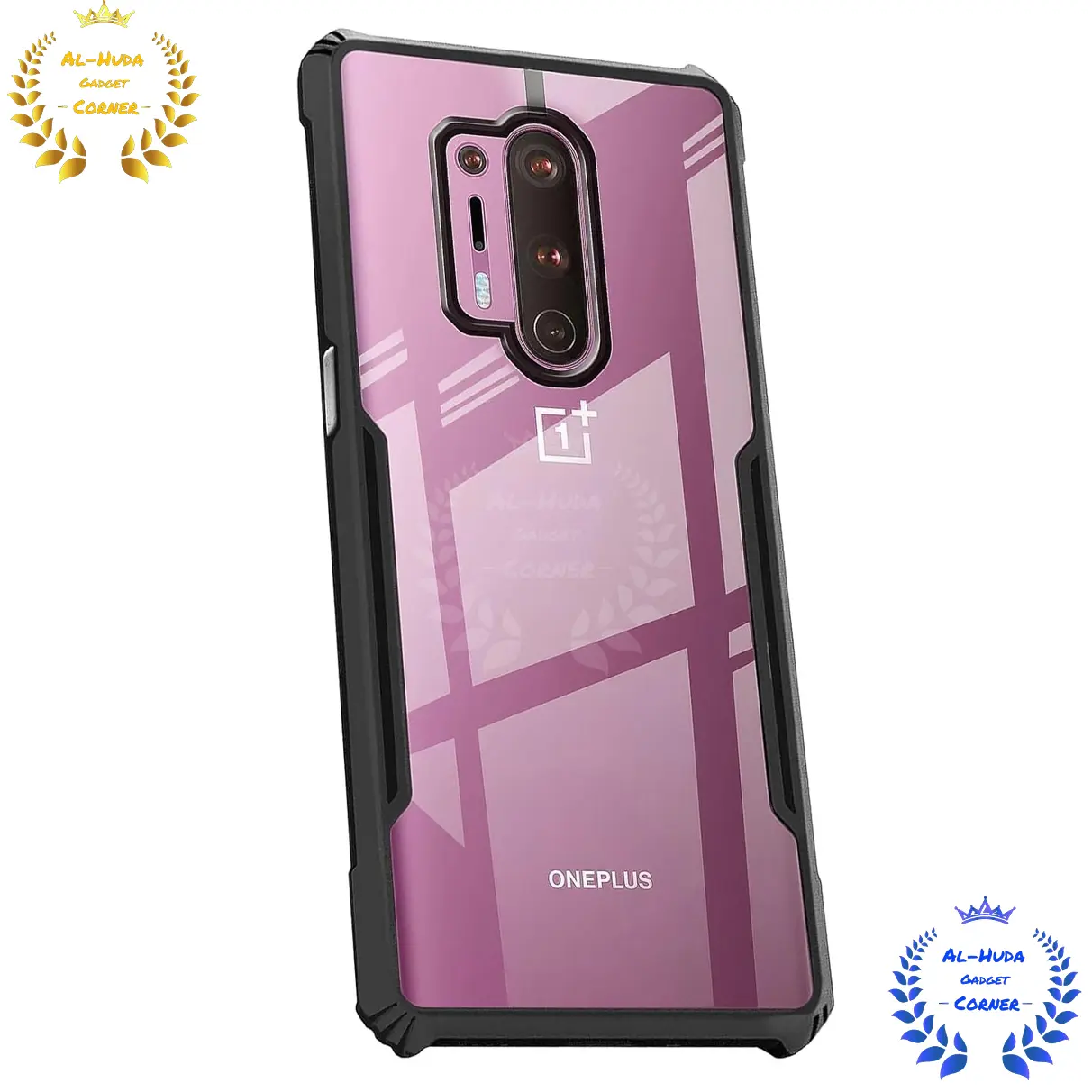 Picture of Shockproof & Transparent Crystal Clear Back Cover Case / Matte Protective Lens Flexible Back Cover for OnePlus 8 Pro 5G / 1+ 8 Pro 5G | Slim Silicone Cover with Soft Lining Shockproof Full Body Bumper Case