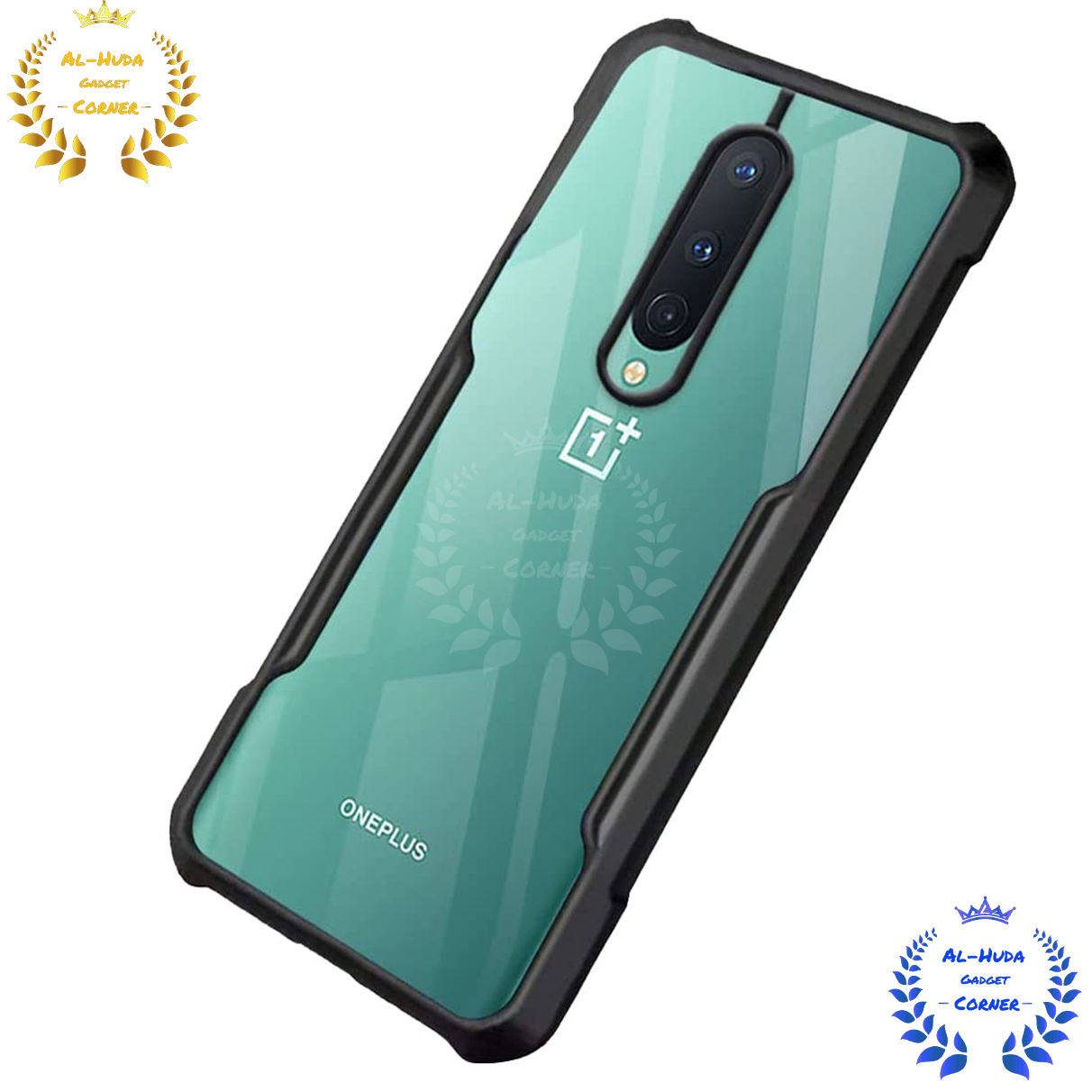 Picture of Shockproof & Transparent Crystal Clear Back Cover Case / Matte Protective Lens Flexible Back Cover for OnePlus 8 5G / 1+ 8 5G | Slim Silicone Cover with Soft Lining Shockproof Full Body Bumper Case