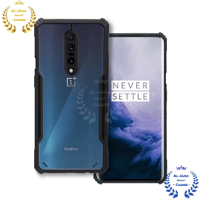 Picture of Shockproof & Transparent Crystal Clear Back Cover Case / Matte Protective Lens Flexible Back Cover for OnePlus 7 Pro  / 1+ 7 Pro | Slim Silicone Cover with Soft Lining Shockproof Full Body Bumper Case