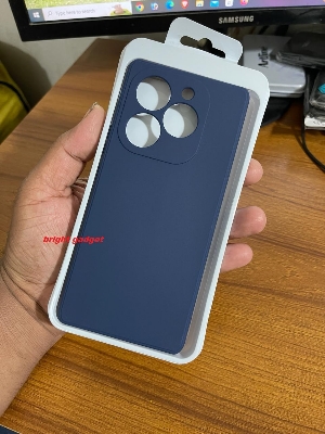 Picture of For Itel S23 Plus Back Cover Liquid Silicone Square Phone Case Camera Protection Cases