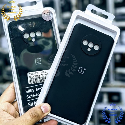 Picture of Shockproof & Transparent Crystal Clear Back Cover Case / Matte Protective Lens Flexible Back Cover for OnePlus 7T / 1+ 7T | Slim Silicone Cover with Soft Lining Shockproof Full Body Bumper Case