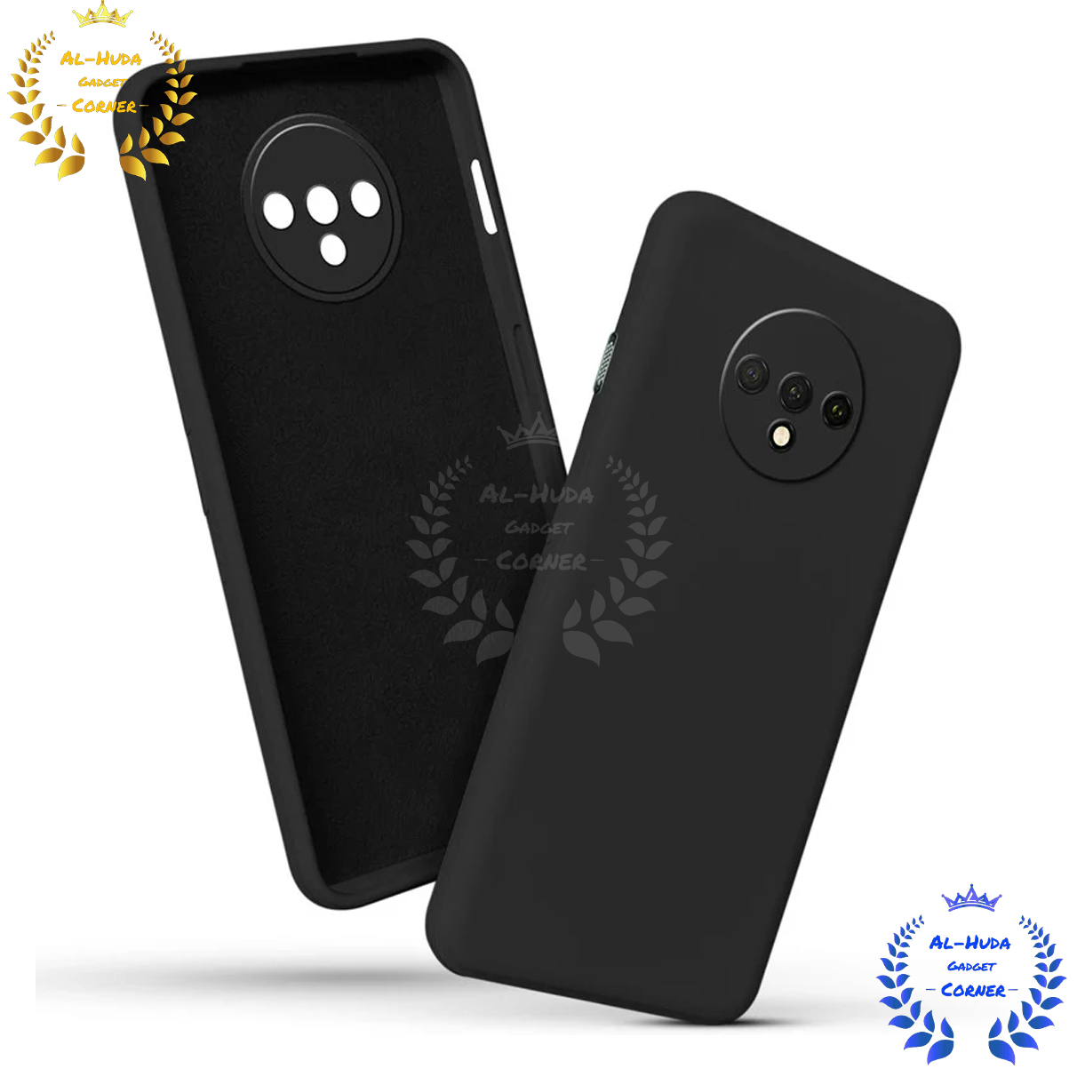 Picture of Shockproof & Transparent Crystal Clear Back Cover Case / Matte Protective Lens Flexible Back Cover for OnePlus 7T / 1+ 7T | Slim Silicone Cover with Soft Lining Shockproof Full Body Bumper Case