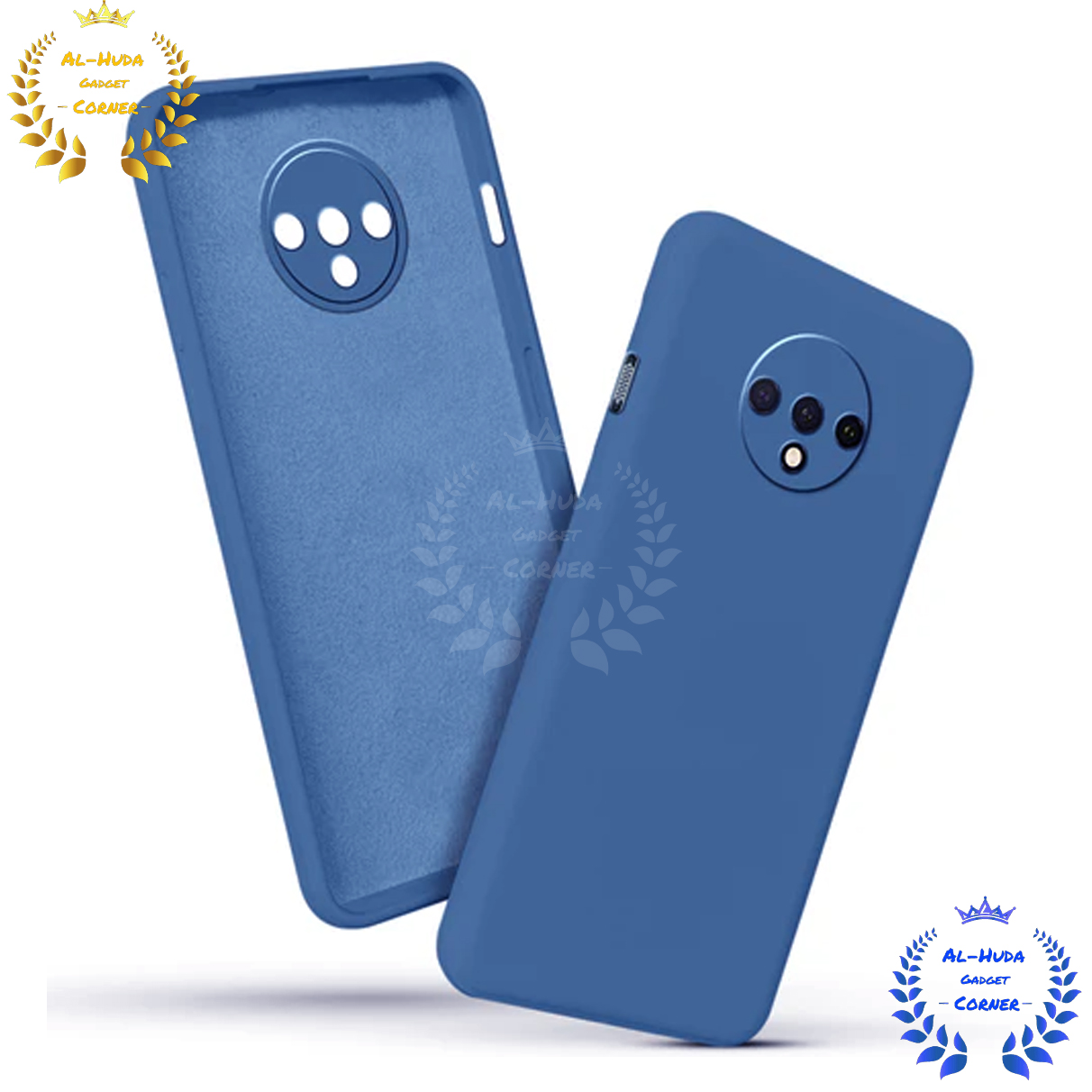 Picture of Shockproof & Transparent Crystal Clear Back Cover Case / Matte Protective Lens Flexible Back Cover for OnePlus 7T / 1+ 7T | Slim Silicone Cover with Soft Lining Shockproof Full Body Bumper Case