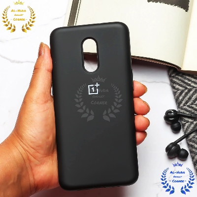 Picture of Shockproof & Transparent Crystal Clear Back Cover Case / Matte Protective Lens Flexible Back Cover for OnePlus 7 / OnePlus 6T  / 1+ 7 / 1+ 6T | Slim Silicone Cover with Soft Lining Shockproof Full Body Bumper Case