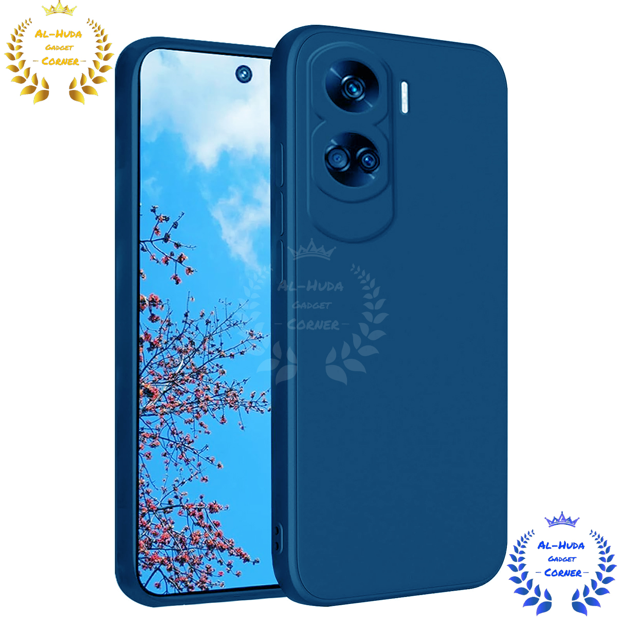Picture of Shockproof & Transparent Crystal Clear Back Cover Case / Matte Protective Lens Flexible Back Cover for Honor 90 Lite 5G | Slim Silicone Cover with Soft Lining Shockproof Full Body Bumper Case
