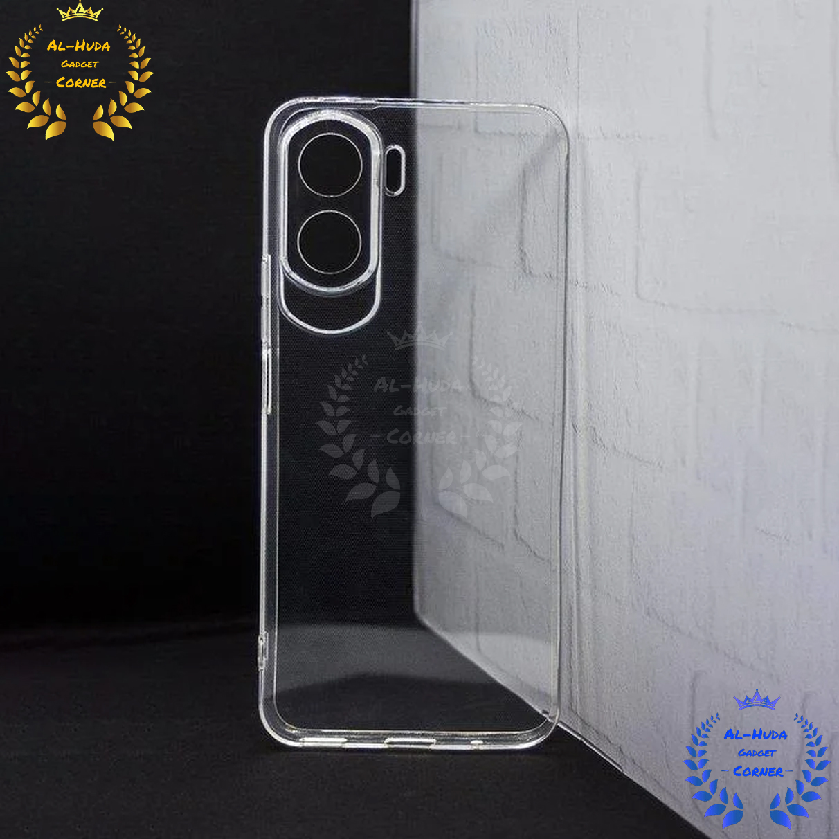 Picture of Shockproof & Transparent Crystal Clear Back Cover Case / Matte Protective Lens Flexible Back Cover for Honor 90 Lite 5G | Slim Silicone Cover with Soft Lining Shockproof Full Body Bumper Case