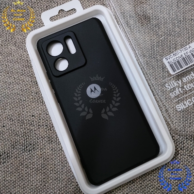 Picture of Shockproof & Transparent Crystal Clear Back Cover Case / Matte Protective Lens Flexible Back Cover for Motorola Moto Edge 40 5G | Slim Silicone Cover with Soft Lining Shockproof Full Body Bumper Case