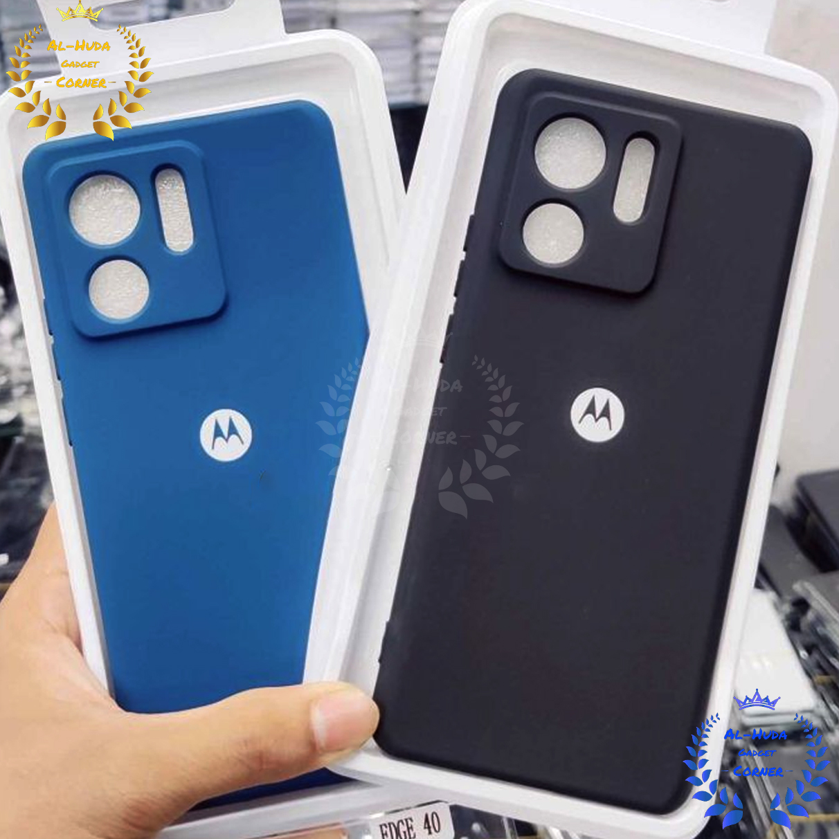 Picture of Shockproof & Transparent Crystal Clear Back Cover Case / Matte Protective Lens Flexible Back Cover for Motorola Moto Edge 40 5G | Slim Silicone Cover with Soft Lining Shockproof Full Body Bumper Case