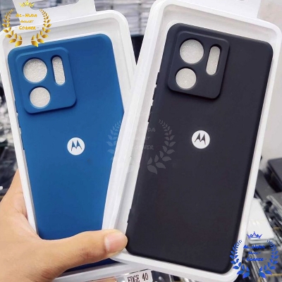 Picture of Shockproof & Transparent Crystal Clear Back Cover Case / Matte Protective Lens Flexible Back Cover for Motorola Moto Edge 40 5G | Slim Silicone Cover with Soft Lining Shockproof Full Body Bumper Case