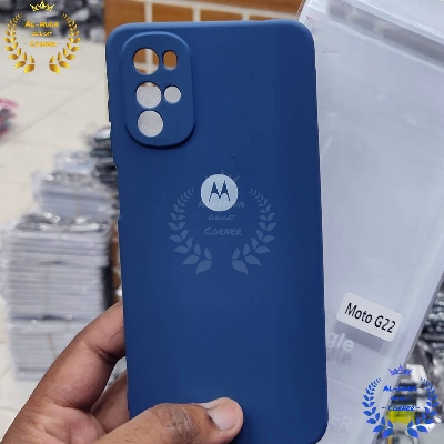Picture of Shockproof & Transparent Crystal Clear Back Cover Case / Matte Protective Lens Flexible Back Cover for Motorola Moto G22 | Slim Silicone Cover with Soft Lining Shockproof Full Body Bumper Case