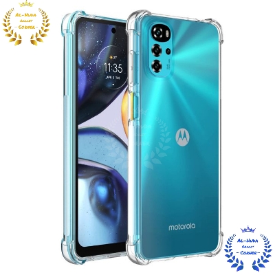 Picture of Shockproof & Transparent Crystal Clear Back Cover Case / Matte Protective Lens Flexible Back Cover for Motorola Moto G22 | Slim Silicone Cover with Soft Lining Shockproof Full Body Bumper Case