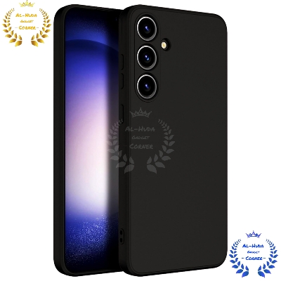 Picture of Shockproof & Transparent Crystal Clear Back Cover Case / Matte Protective Lens Flexible Back Cover for Samsung Galaxy S24+ 5G / Samsung Galaxy S24 Plus | Slim Silicone Cover with Soft Lining Shockproof Full Body Bumper Case