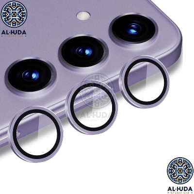 Picture of For Samsung Galaxy S24 FE / Samsung Galaxy S23 FE Camera Protector WSKEN Metal Ring Tempered Glass Camera Lens Protector