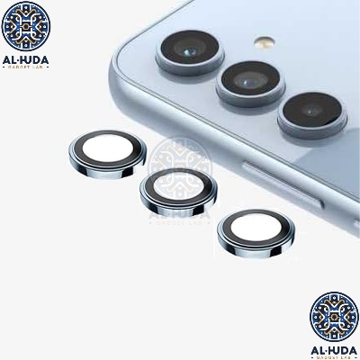 Picture of For Samsung Galaxy S24 FE / Samsung Galaxy S23 FE Camera Protector WSKEN Metal Ring Tempered Glass Camera Lens Protector