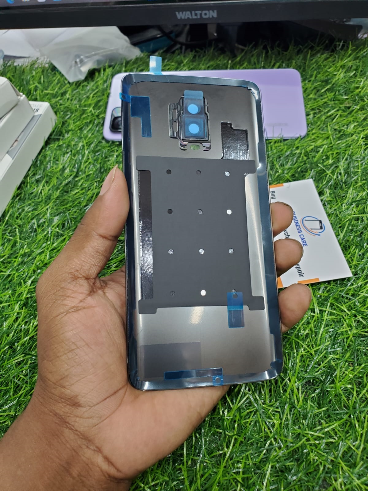 Picture of Original For OnePlus 6T back panel cover mobile phone and back part oneplus 6t