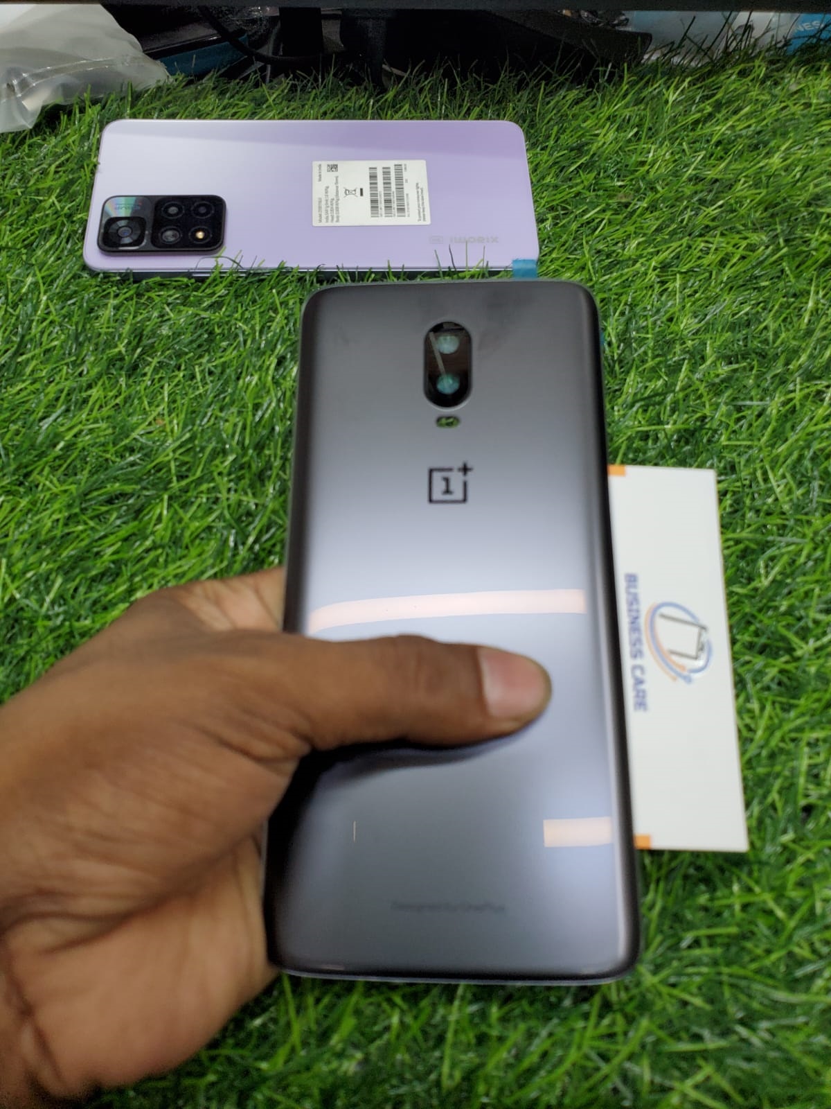 Picture of Original For OnePlus 6T back panel cover mobile phone and back part oneplus 6t