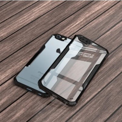Picture of For iPhone 6 / iPhone 6s Edge-Reinforced Shockproof Cushion Back Clear Hybrid Transparent Hard Cover Casing