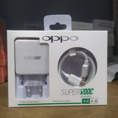 Picture of Oppo Super VOOC 5V 4A Adapter Fast Charging with Micro USB Cable Charger For F3, F3 Plus F1s F1 F5 F7 F9 F11 F11 Pro