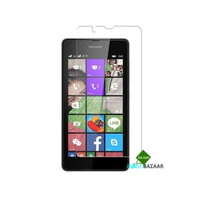 Picture of For Microsoft Lumia 540......3mm screen protector 3mm screen protector 9H Hard 2.5D Arc Edge Round Border Screen Protector with Clean Tools
